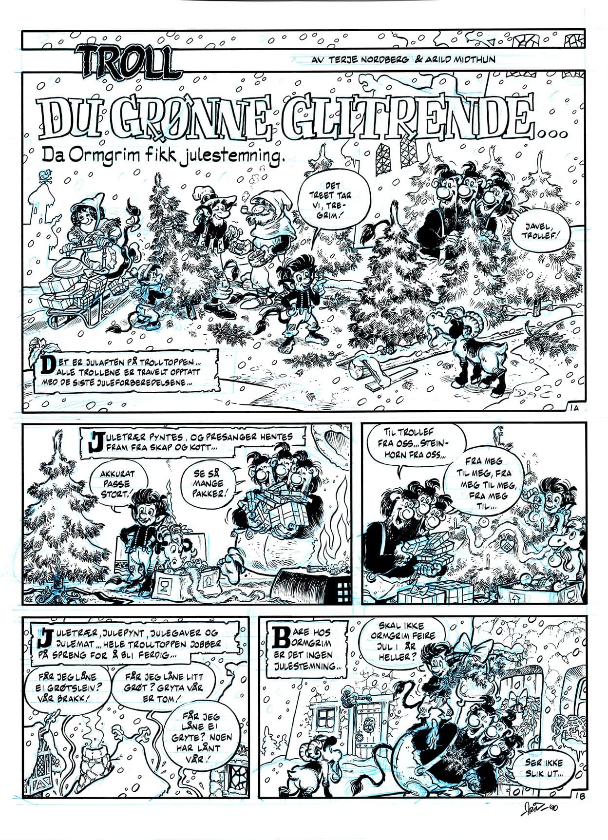 Du gronne glitrende