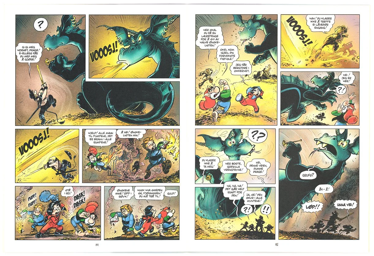 Truls og Trine: Dragehornet page 8