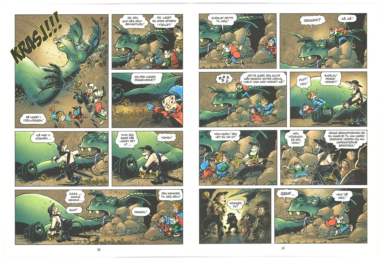Truls og Trine: Dragehornet page 9